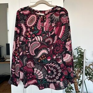 Floral Patterned Women's Top